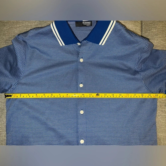 NWOT Murano Emerald Beach Collection Jacquard Shirt - Picture 7 of 7